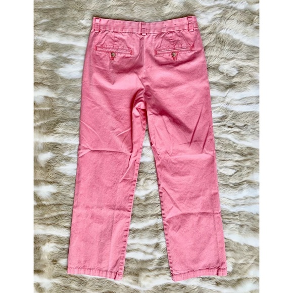 VINEYARD VINES Red Straight Leg Casual Ankle Pants - Picture 3 of 4